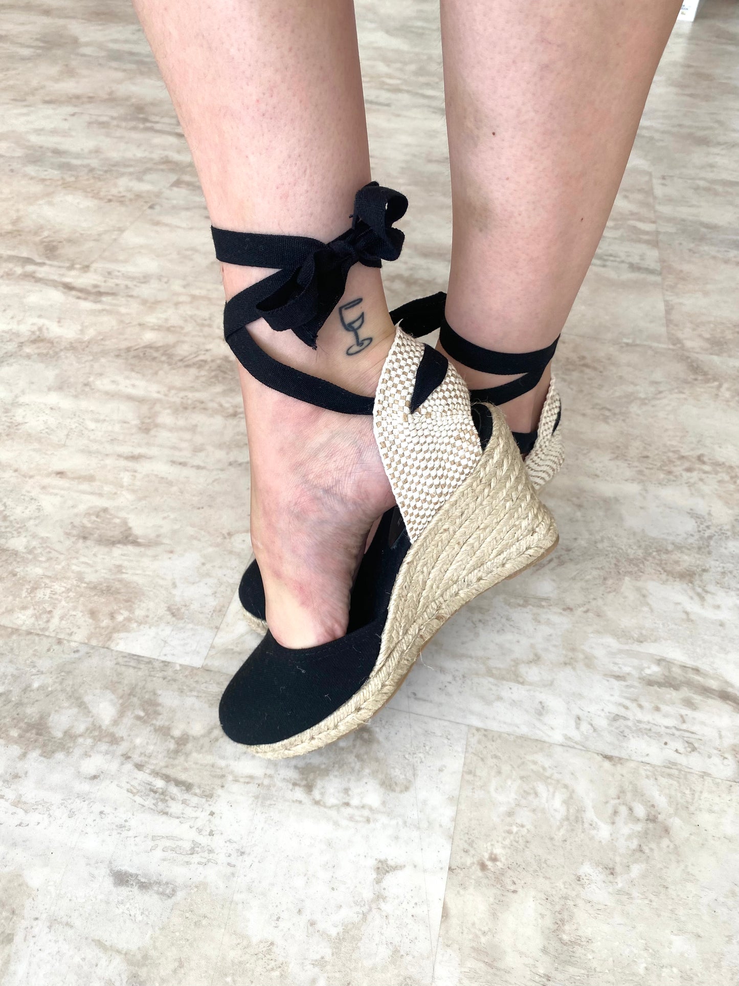 ESPADRILLES VALENCIANA BLACK