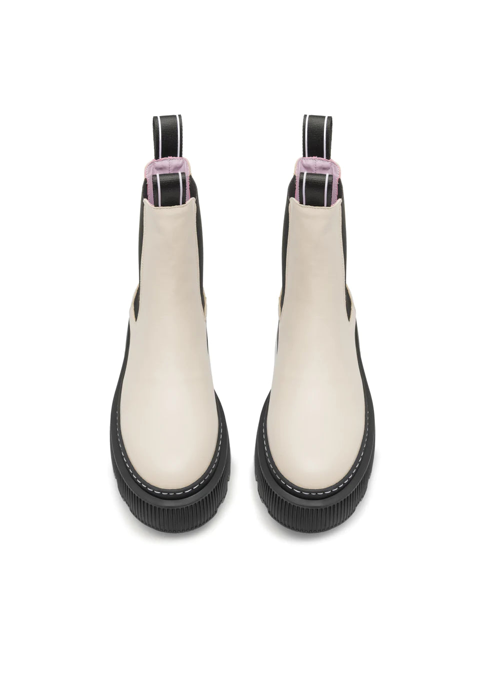 TRIXY LEATHER BOOT OFF WHITE