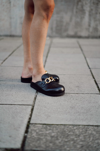 SLICE LEATHER BLACK
