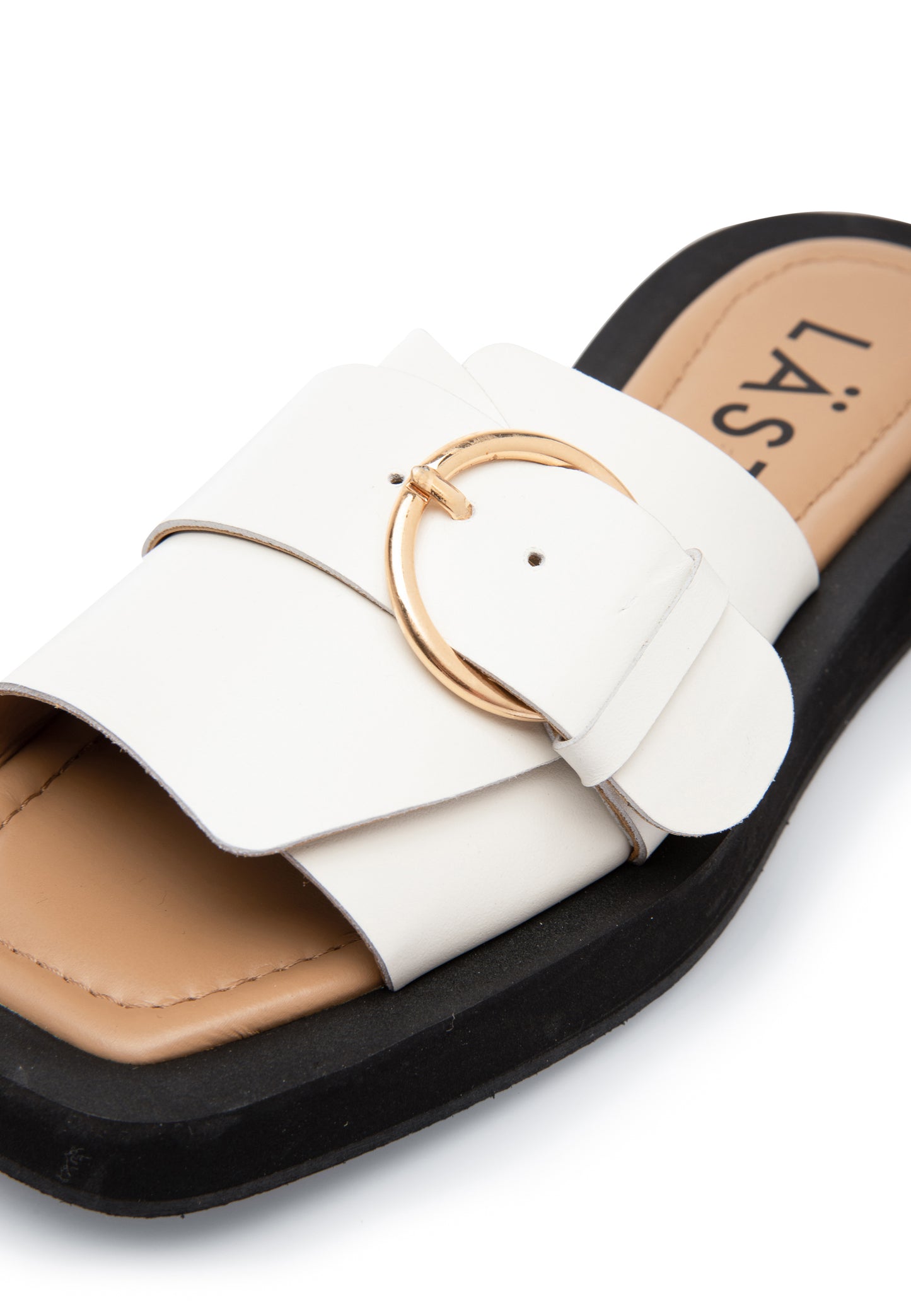 SELMA LEATHER SANDAL OFF-WHITE