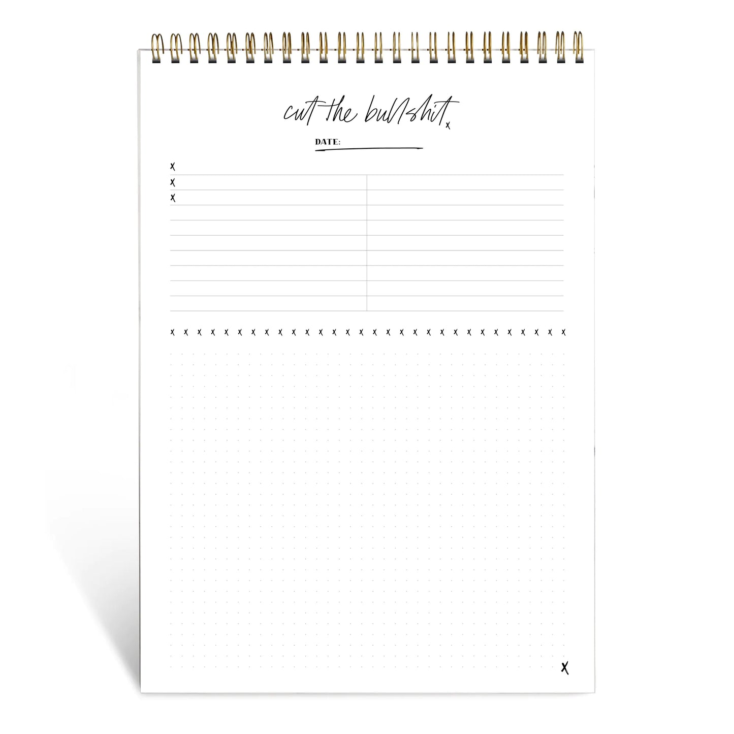 DAILY PLANNER - CUT THE BULLSHIT A4