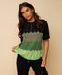 DANI T-SHIRT BLACK/GREEN