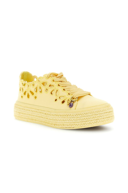 SUMMER SNEAKER LINEN YELLOW