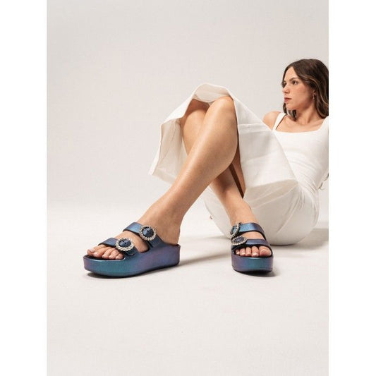 CLEA PEARL BLUE SLIPPER
