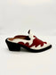 WESTON WESTERN MULES RED AND WHITE