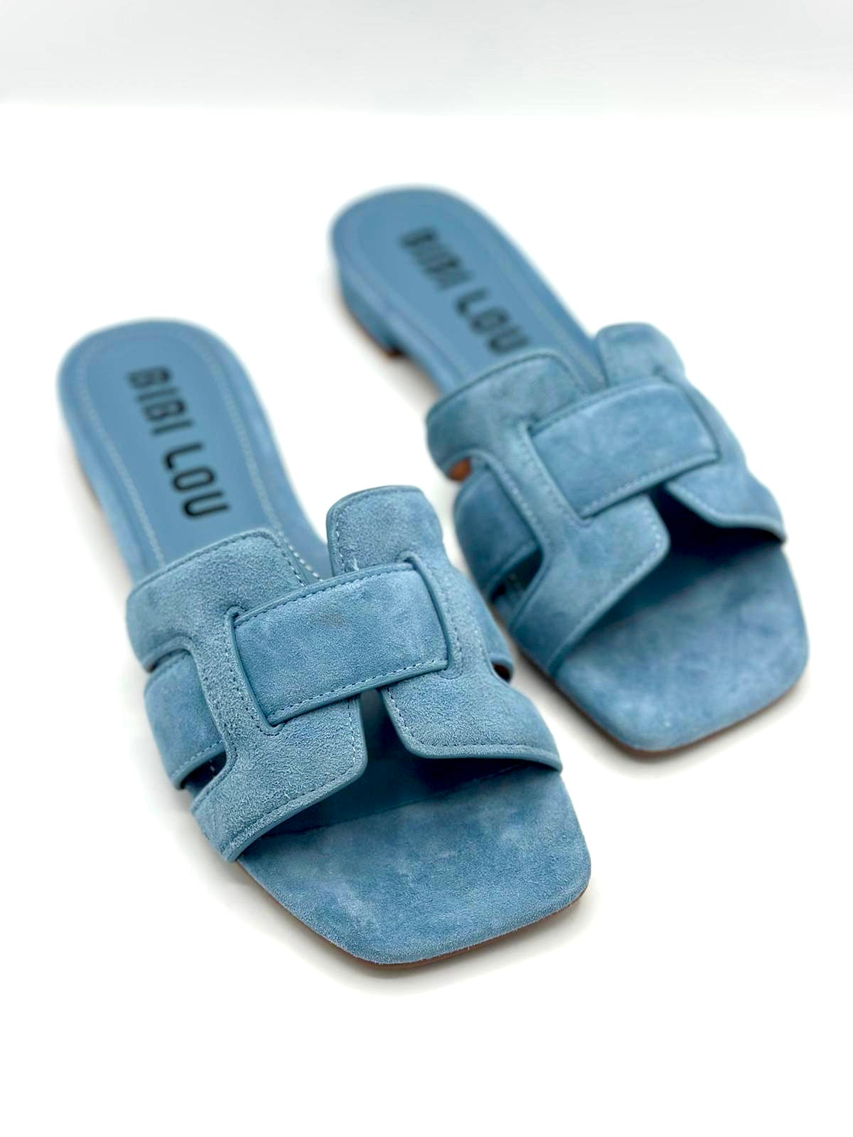 HOLLY FLAT SANDALS CELESTE