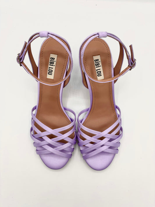 KASSIA SANDAL MAUVE SATIN