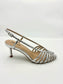 METALLIC PEEP TOE SILVER