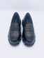 STELLA BLACK LEATHER LOAFERS