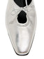 AMAR SHIMMER SILVER PUMPS