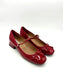 MISTY WRINKLED PATENT BALLERINA RED