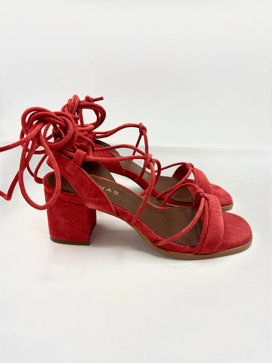 Aohas Sophie Suede Sandal orange