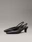 SLINGBACK PUMPS LEATHER BLACK