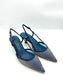 CARMEN SLINGBACK PUMP DENIM RAINBOW