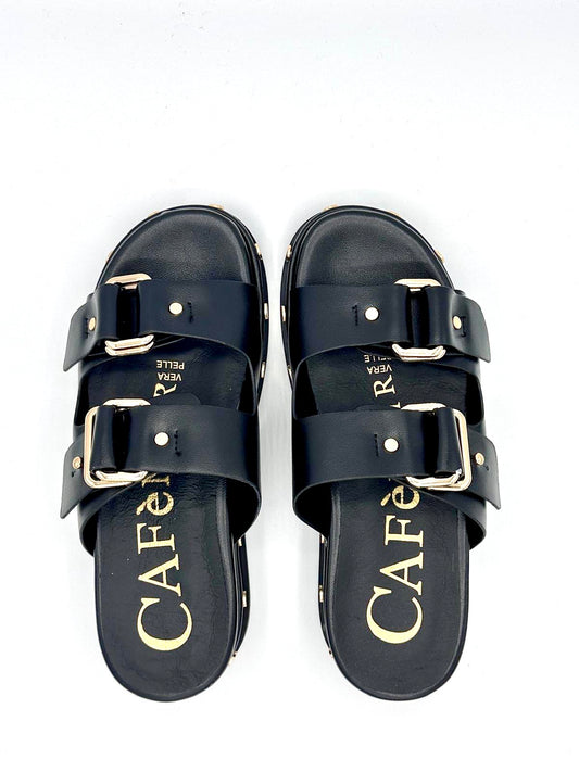 PLATEAU SANDAL BLACK