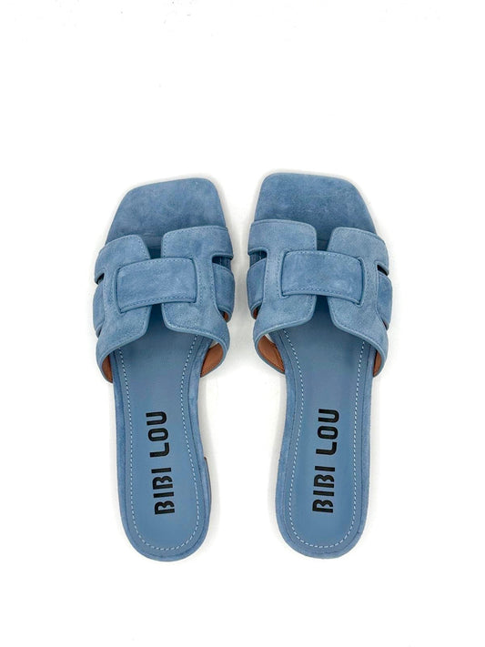 HOLLY FLAT SANDALS CELESTE
