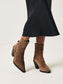 LIV BOA WESTERN BOOT BROWN SUEDE