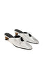 AMAR SHIMMER SILVER PUMPS