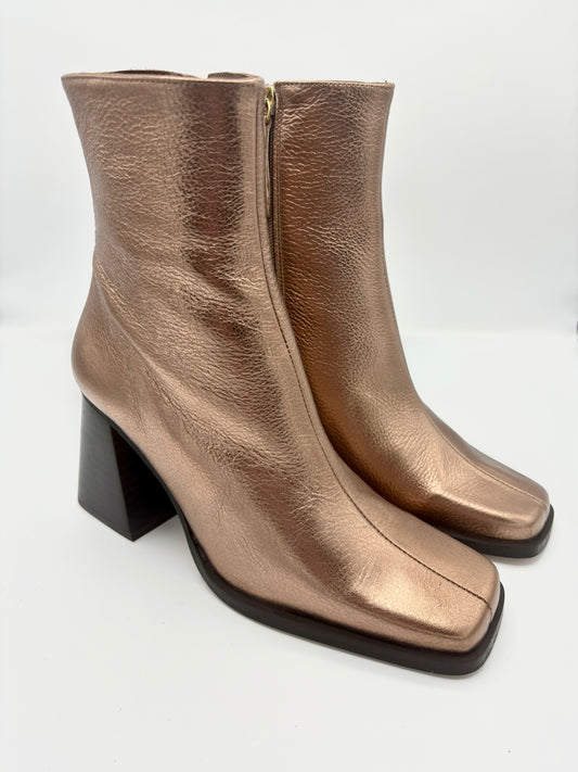 SOUTH SHIMMER QUARTZ ANKLE BOOTS