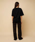 LACY TROUSERS BLACK