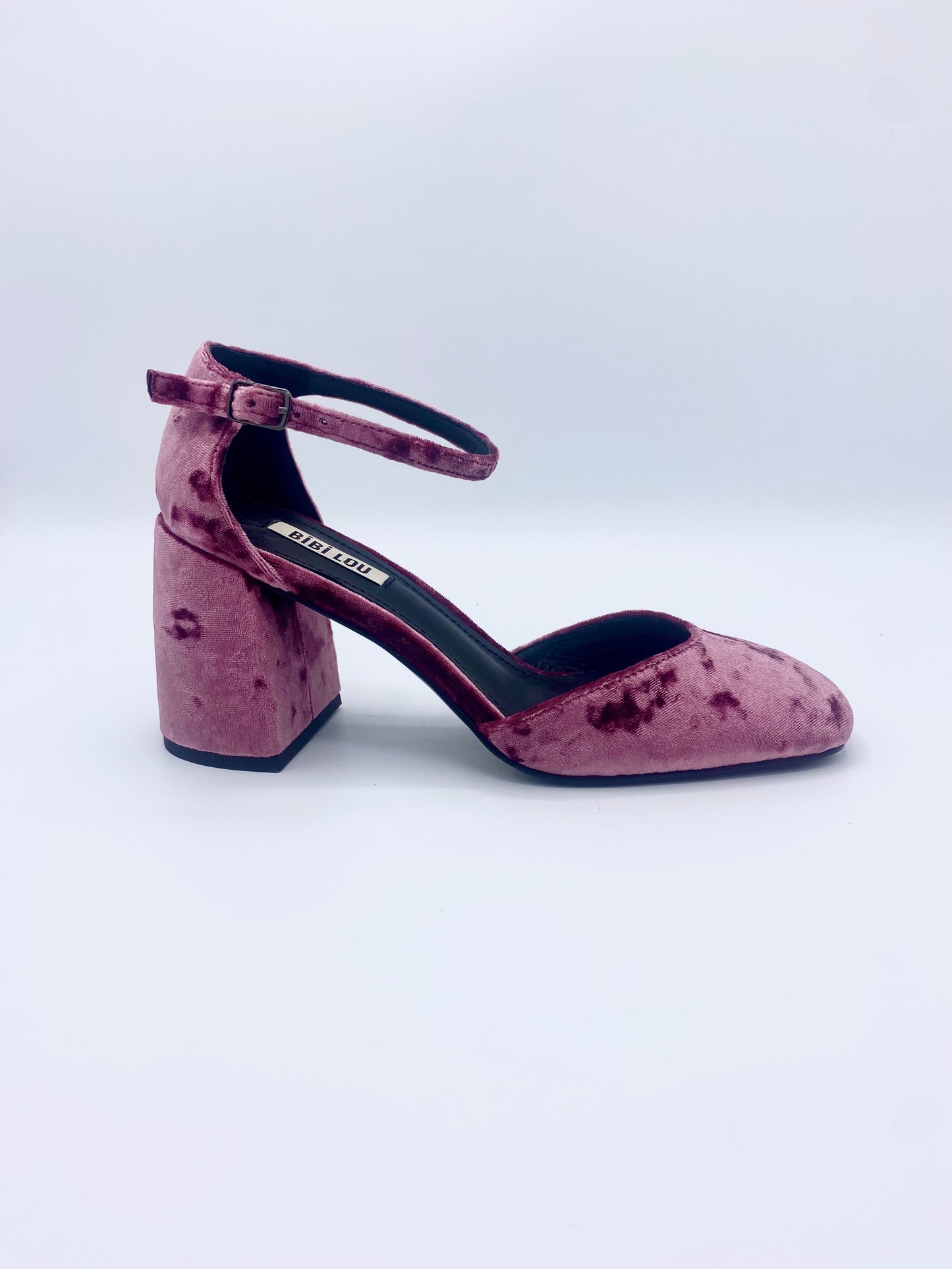 EMILY PUMP PINK VELVET