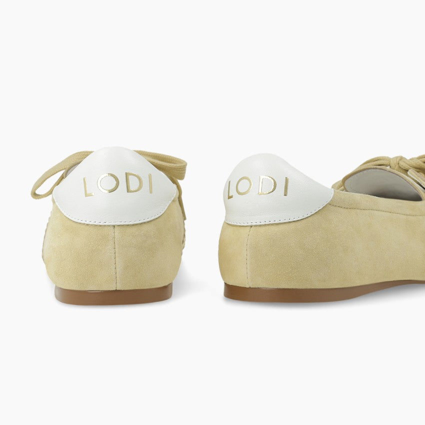 SPORTY BALLET FLATS YELLOW