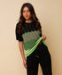 DANI T-SHIRT BLACK/GREEN