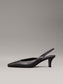 SLINGBACK PUMPS LEATHER BLACK