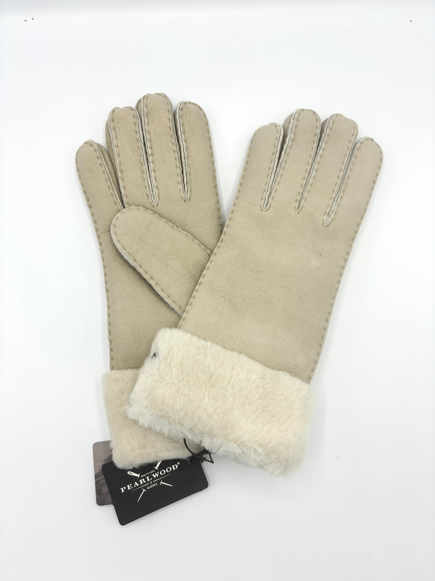 LEATHER GLOVE EMMA CREME