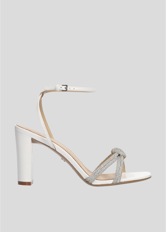 ALICE SANDAL WHITE SATIN