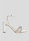 ALICE SANDAL WHITE SATIN