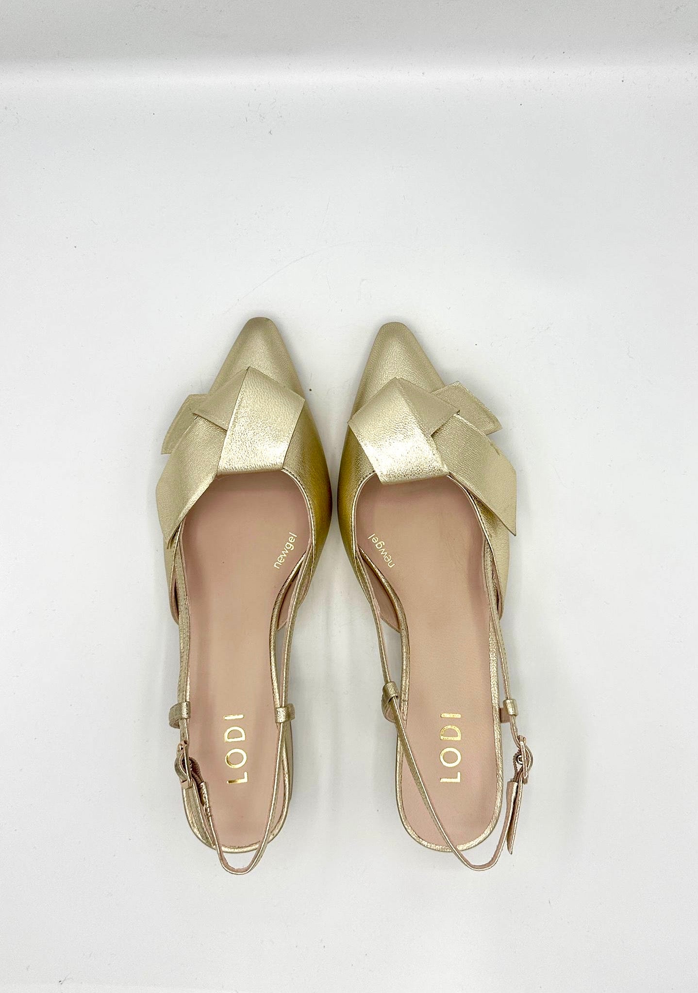MINERAL CHAMPAGNE BALLET FLATS