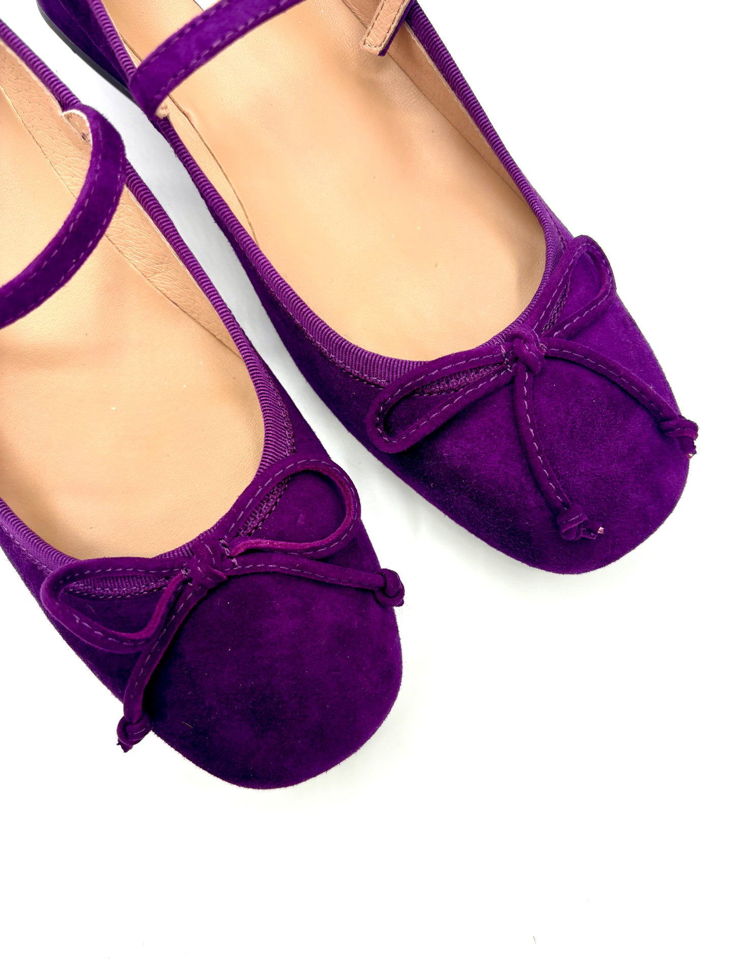 MISTY BERRY SUEDE BALLERINA