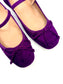 MISTY BERRY SUEDE BALLERINA