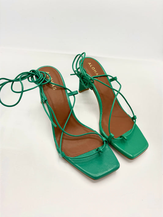 BELLINI LEATHER SANDAL GREEN