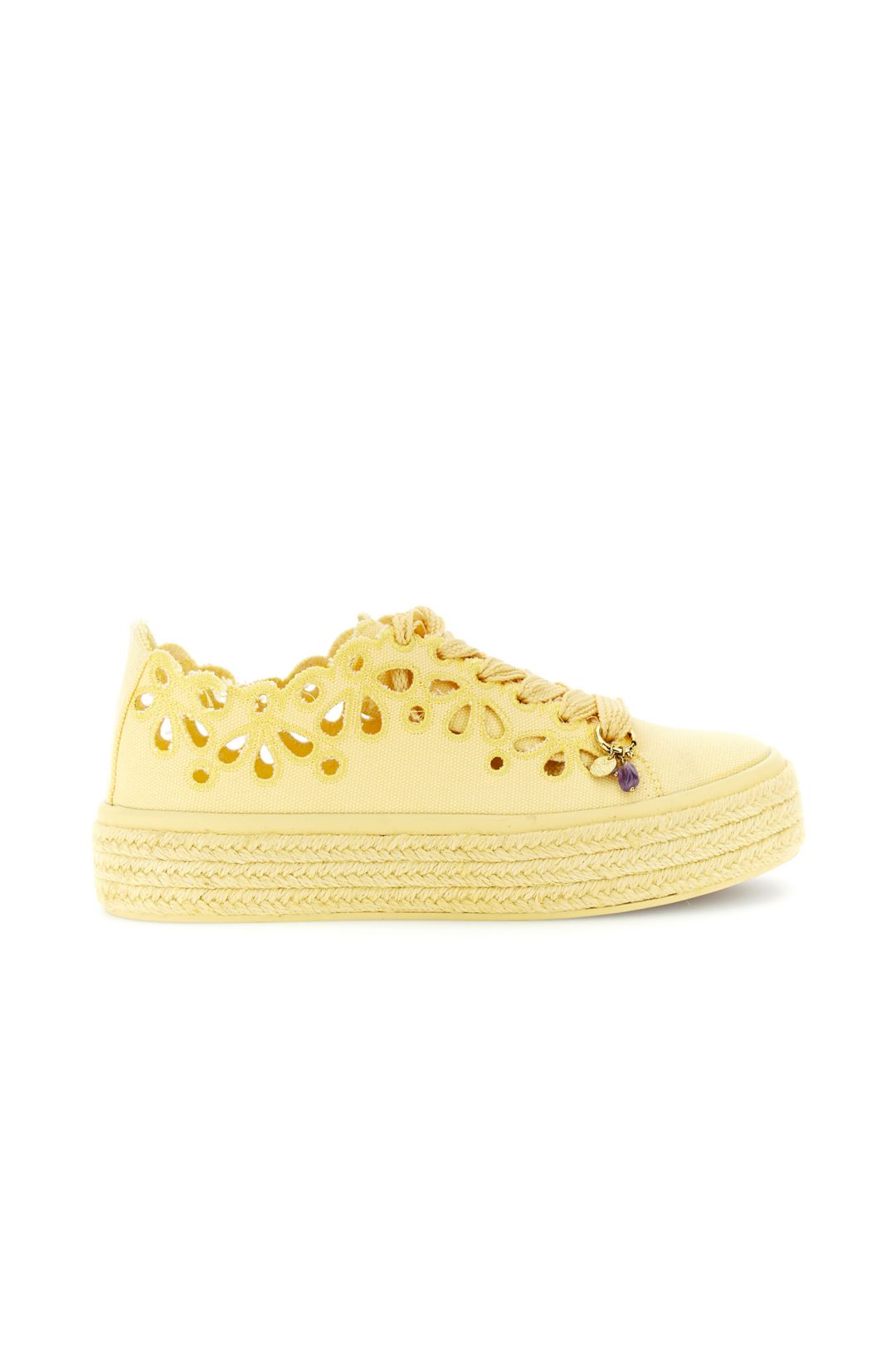 SUMMER SNEAKER LINEN YELLOW