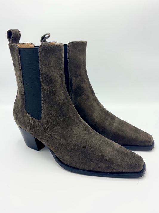 CPH247 SUEDE LEATHER OFF BLACK/ TAUPE CHELSEA BOOT