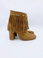 SUEDE ANKLE BOOT FRINGES