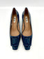 KATE PUMP SMOKEY BLUE PATENT LEATHER