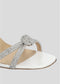 ALICE SANDAL WHITE SATIN