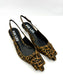 LEOPARD SUEDE SLINGBACK PUMP