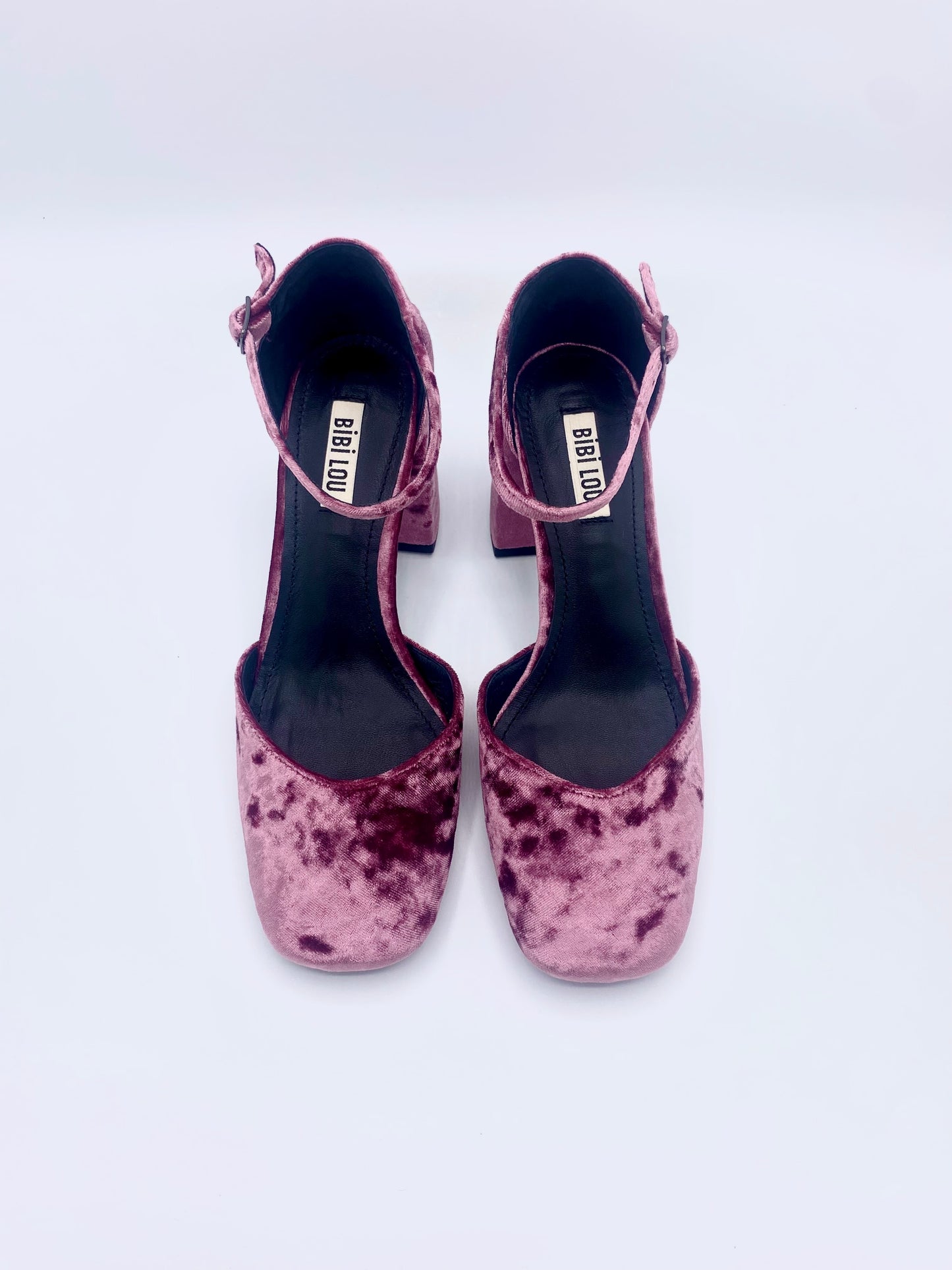 EMILY PUMP PINK VELVET