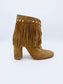 SUEDE ANKLE BOOT FRINGES