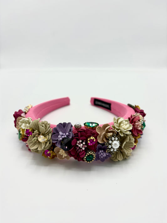 HEADBAND FLOWERS HANDMADE