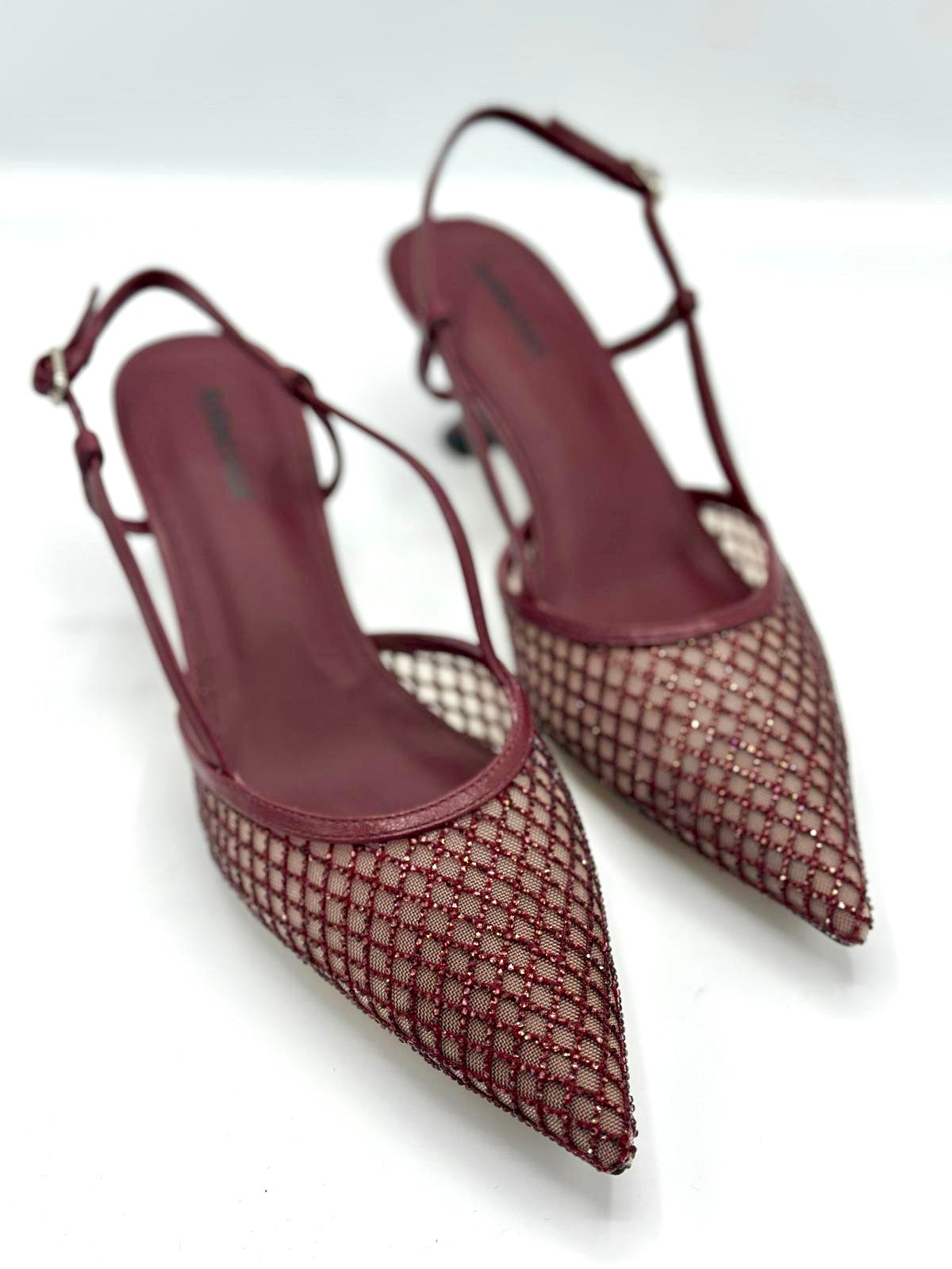 RUBY PUMPS BURGUNDY