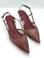 RUBY PUMPS BURGUNDY