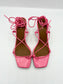 BELLINI LEATHER SANDAL NEON PINK