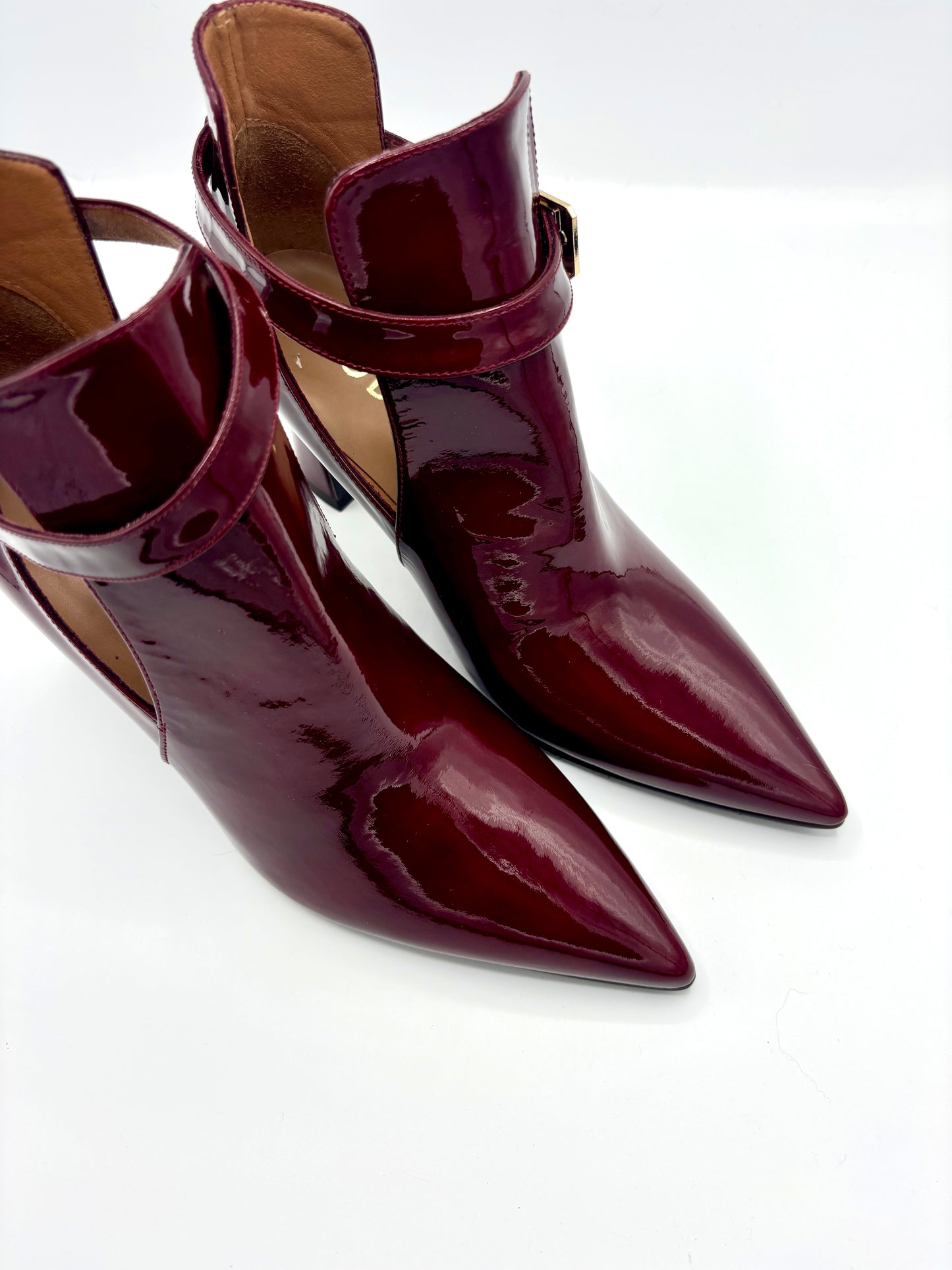 ROLUMER ANKLE BOOT PATENT MERLOT