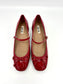 MISTY WRINKLED PATENT BALLERINA RED