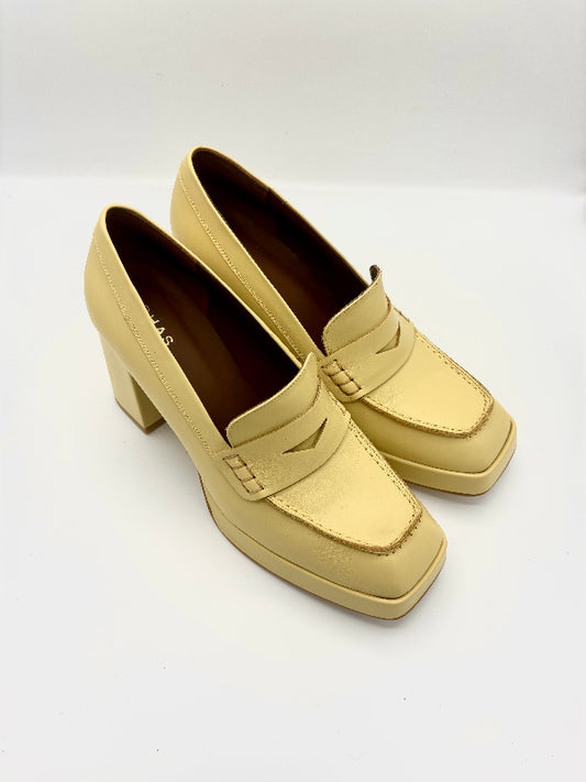 ALOHAS MELLOW YELLOW LEATHER LOAFER